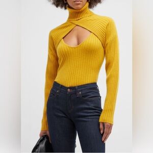 NAADAM‎ 2-Piece Wool Cashmere Sweater Sweater Set Gold M